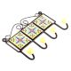 Yellow Red Tiny Flower Tiles Hooks